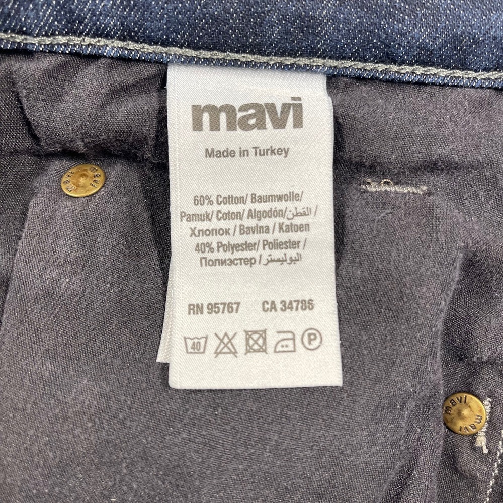 Mavi Jeans Dark Wash Slim Fit Denim Pants Casual Everyday Wear Mens 30x30 - Picture 8 of 11